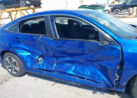 2020 Honda Civic Lx из США, поврежденный, VIN 19XFC2F65LE011273